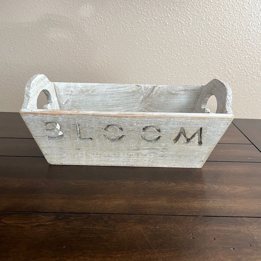 Blossom Wooden Storage Box